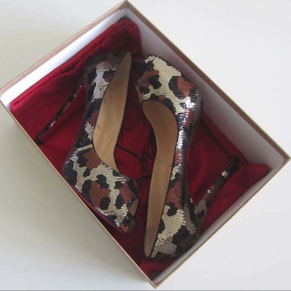 CHRISTIAN LOUBOUTIN Very Prive Paillettes 39 /9 US - Picture 5 of 8